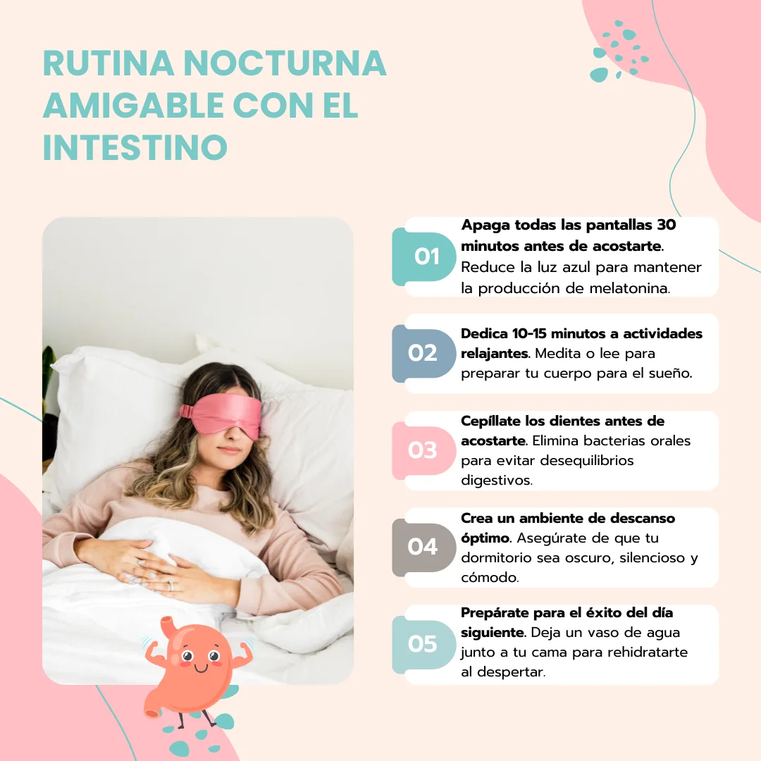 Rutina Nocturna Amigable con el Intestino