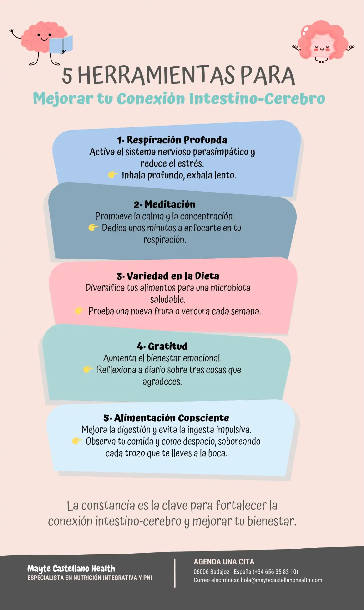 5 Herramientas para Mejorar tu Conexión Intestino-Cerebro