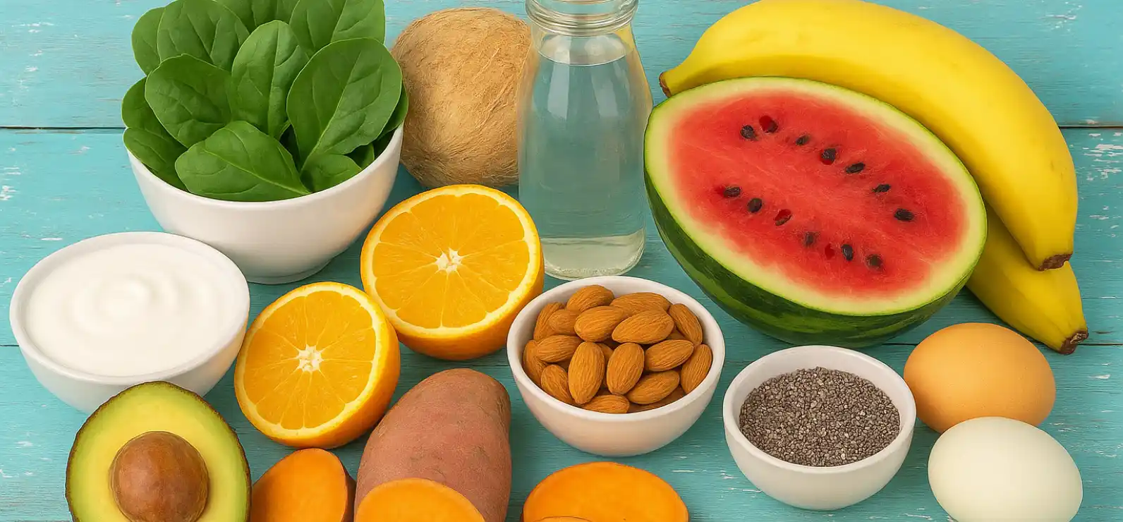 Los 10 alimentos mas ricos en electrolitos