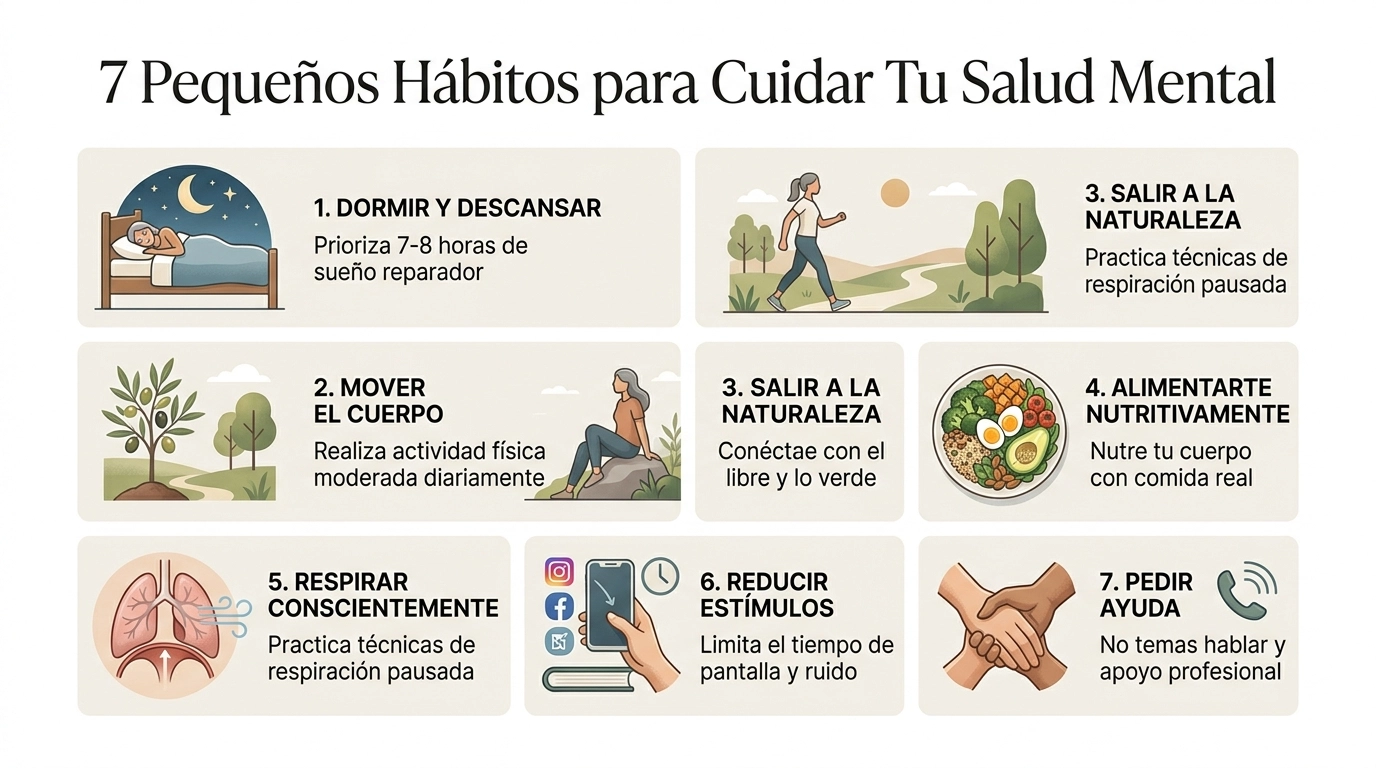 7 Pequeños Hábitos para Cuidar Tu Salud Mental