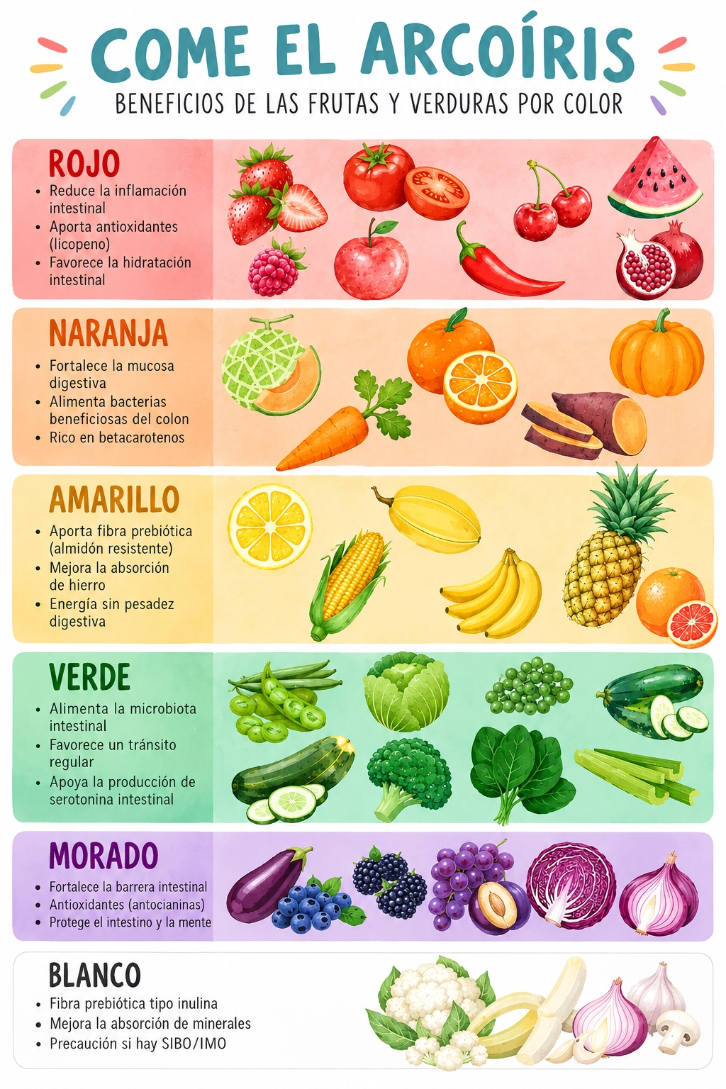 Comer el arcoiris